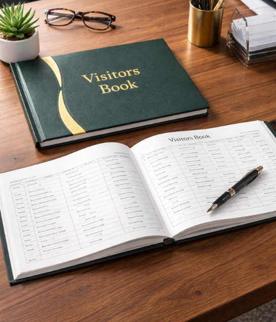 Handwritten Visitor Register Problems